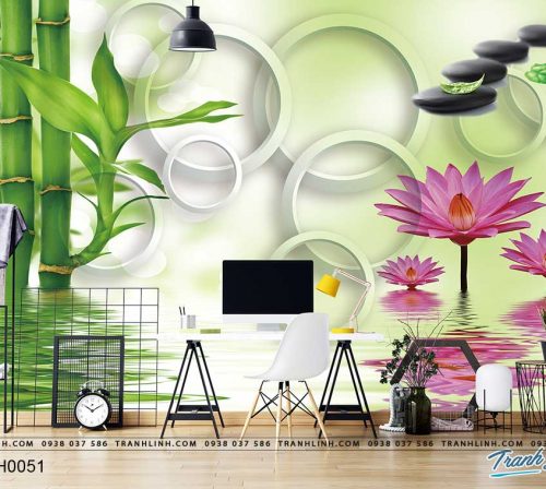 tranh dan tuong hoa dth0051