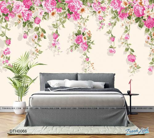 tranh dan tuong hoa dth0066