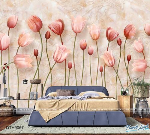 tranh dan tuong hoa dth0067