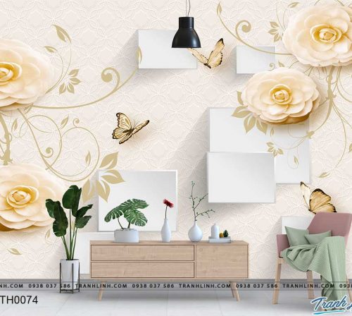 tranh dan tuong hoa dth0074