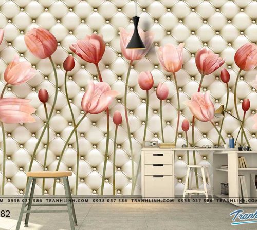 tranh dan tuong hoa dth0082