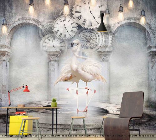 tranh dan tuong hoa dth0099