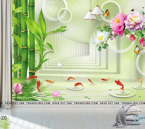 tranh dan tuong hoa dth0120