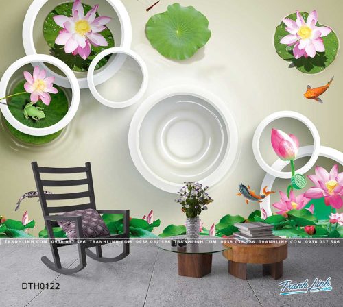 tranh dan tuong hoa dth0122