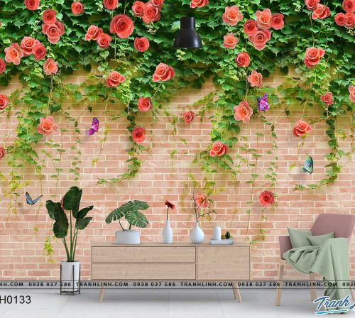 tranh dan tuong hoa dth0133