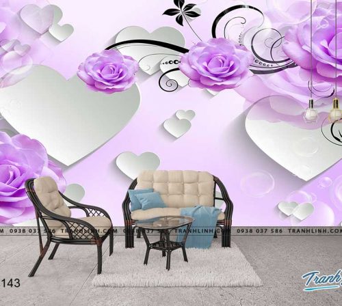 tranh dan tuong hoa dth0143