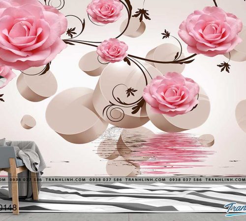 tranh dan tuong hoa dth0148