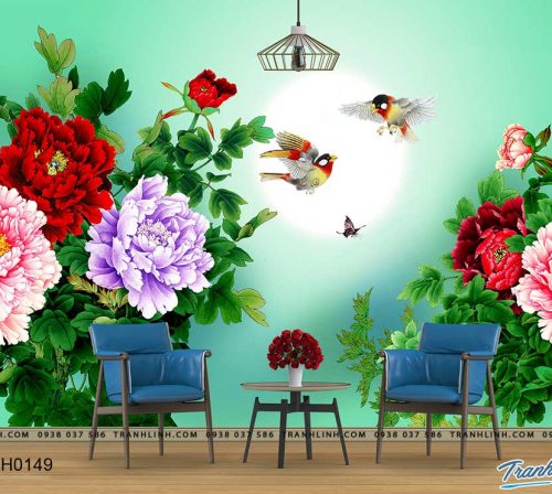 tranh dan tuong hoa dth0149
