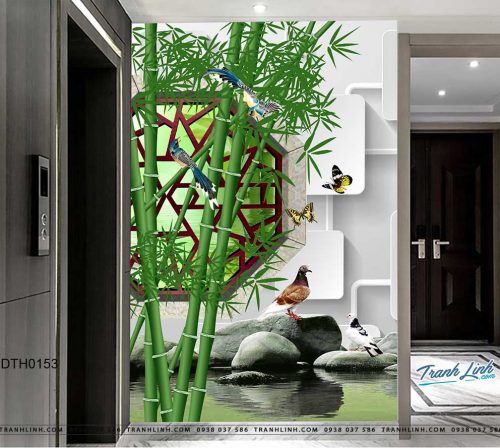 tranh dan tuong hoa dth0153