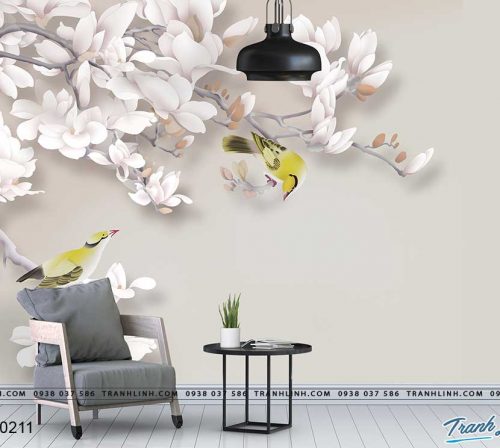 tranh dan tuong hoa dth0211