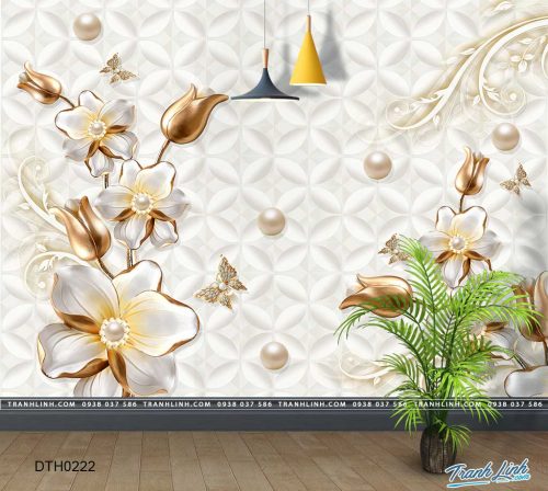 tranh dan tuong hoa dth0222