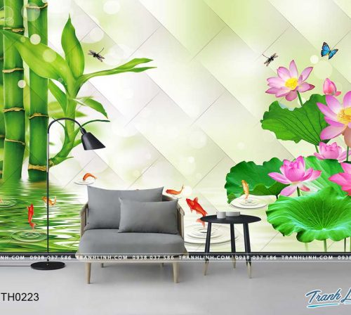 tranh dan tuong hoa dth0223