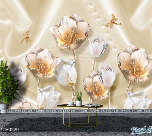 tranh dan tuong hoa dth0229