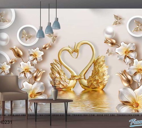 tranh dan tuong hoa dth0231