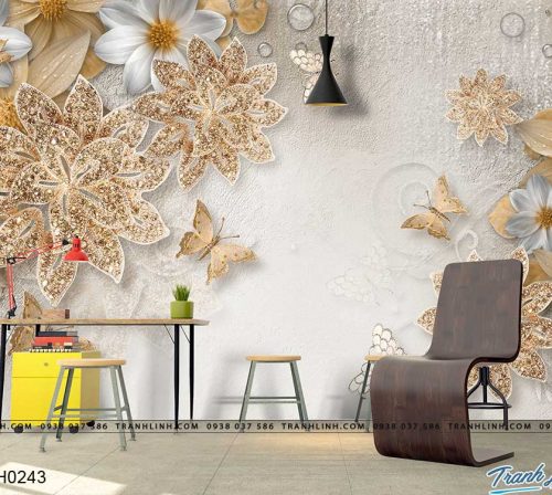 tranh dan tuong hoa dth0243