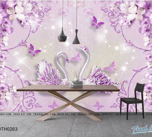 tranh dan tuong hoa dth0263