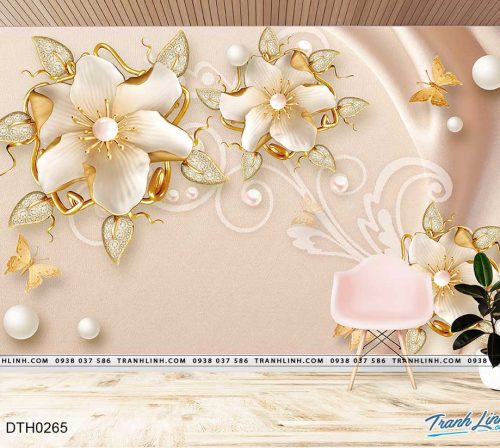 tranh dan tuong hoa dth0265