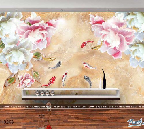 tranh dan tuong hoa dth0268