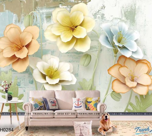 tranh dan tuong hoa dth0284