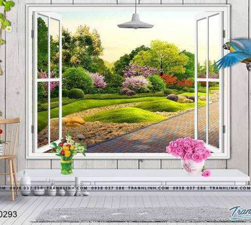 tranh dan tuong hoa dth0293