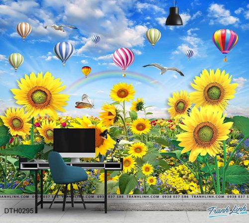 tranh dan tuong hoa dth0295