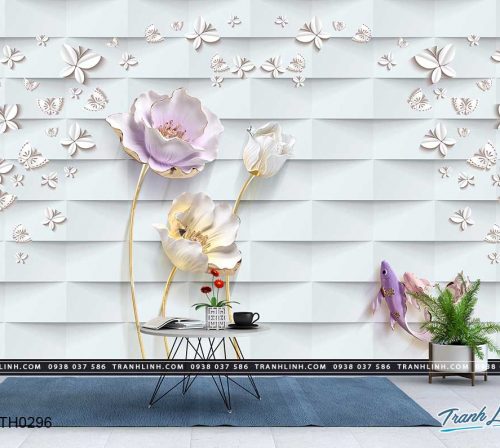 tranh dan tuong hoa dth0296