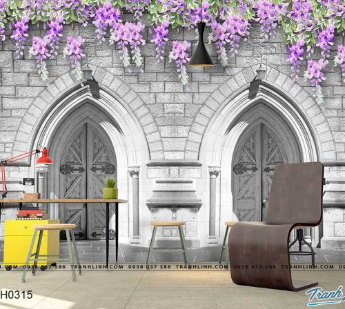 tranh dan tuong hoa dth0315