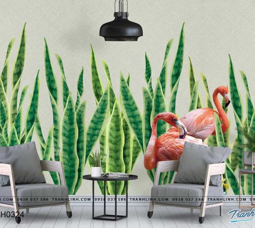 tranh dan tuong hoa dth0324