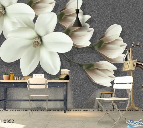 tranh dan tuong hoa dth0352