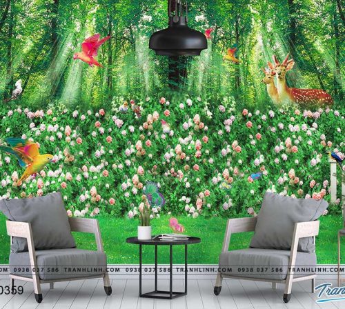 tranh dan tuong hoa dth0359