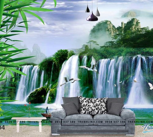 tranh dan tuong phong canh phong thuy pt0004