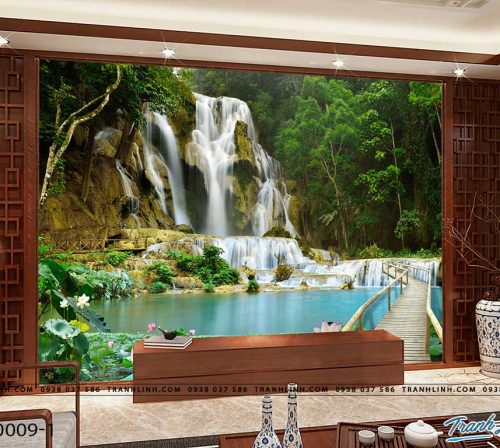 tranh dan tuong phong canh phong thuy pt0009