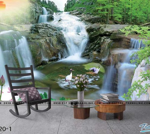 tranh dan tuong phong canh phong thuy pt0020