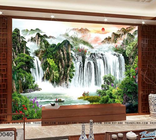 tranh dan tuong phong canh phong thuy pt0040