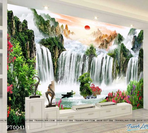 tranh dan tuong phong canh phong thuy pt0041