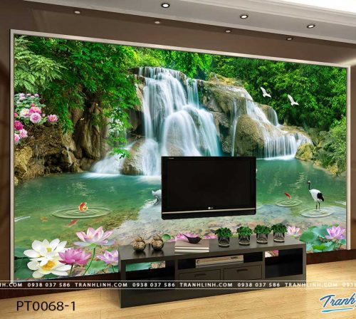 tranh dan tuong phong canh phong thuy pt0068