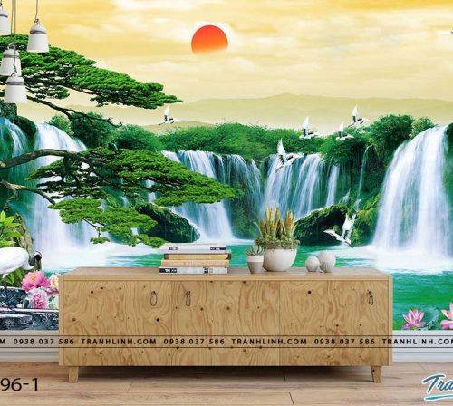 tranh dan tuong phong canh phong thuy pt0096