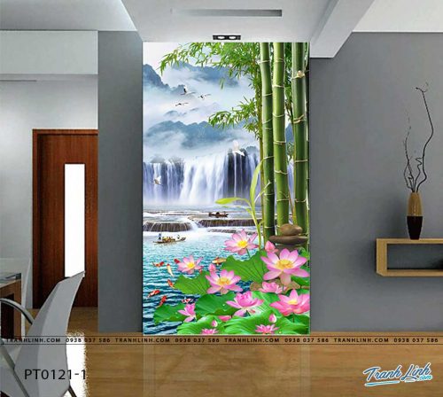 tranh dan tuong phong canh phong thuy pt0121