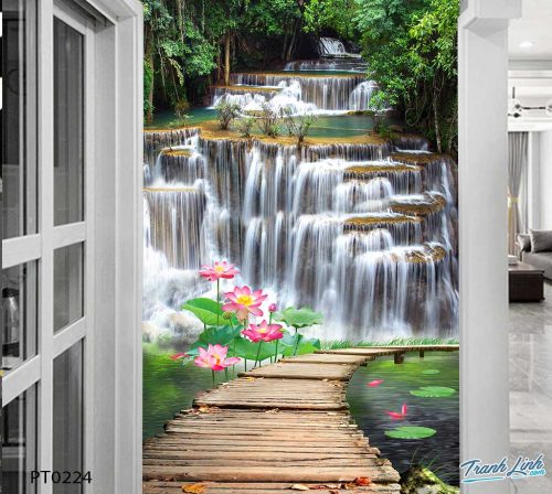 tranh dan tuong phong canh phong thuy pt0224