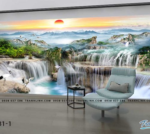 tranh dan tuong phong canh phong thuy pt0281