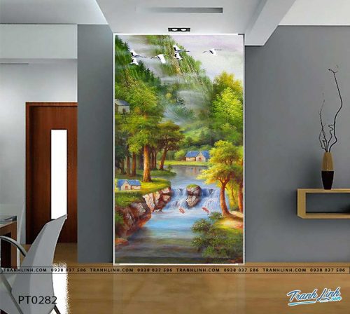 tranh dan tuong phong canh phong thuy pt0282
