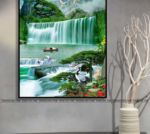 tranh in canvas phong canh phong thuy pt0018