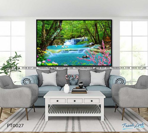 tranh in canvas phong canh phong thuy pt0027