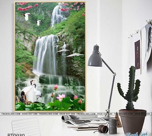 tranh in canvas phong canh phong thuy pt0030