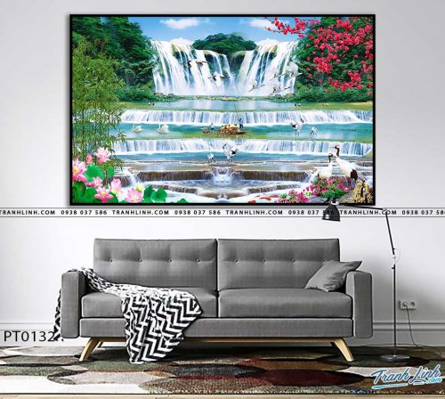 tranh in canvas phong canh phong thuy pt0132