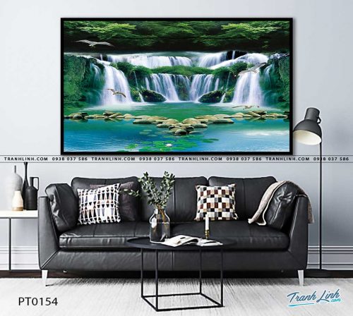 tranh in canvas phong canh phong thuy pt0154