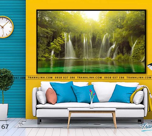 tranh in canvas phong canh phong thuy pt0167