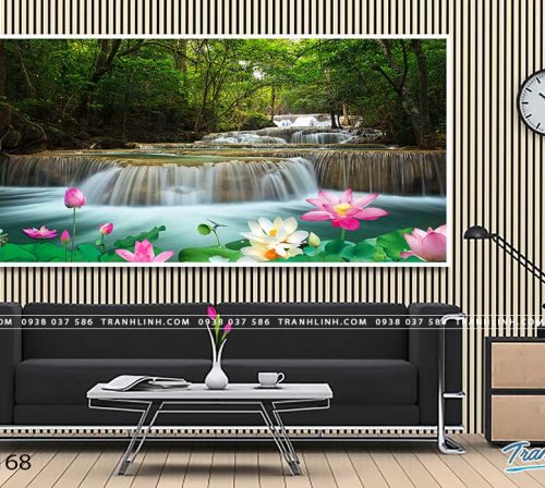 tranh in canvas phong canh phong thuy pt0168