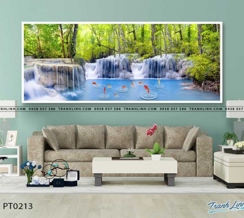 tranh in canvas phong canh phong thuy pt0213