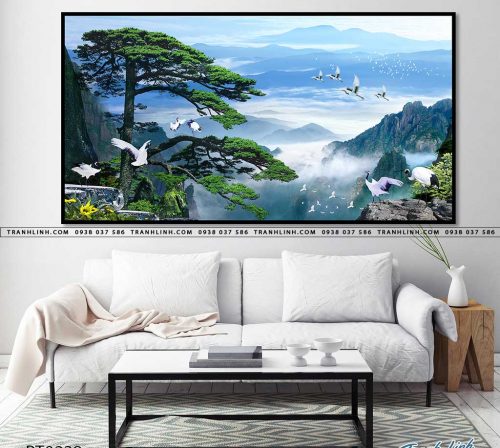 tranh in canvas phong canh phong thuy pt0238